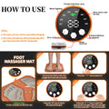 3D Smart Foot Massage Pad – 8 Modes 29 Levels - Z A F L U X X - E M P I R E