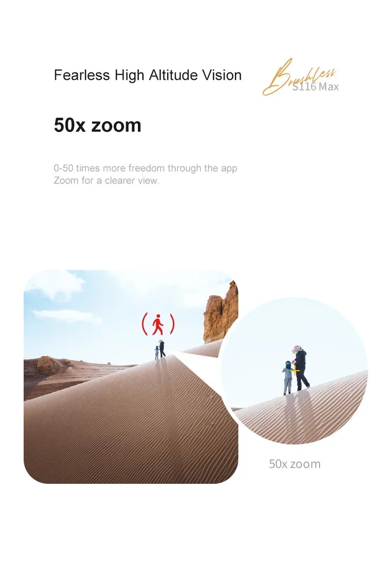 S116 MAX Professional Drone - Z A F L U X X - E M P I R E