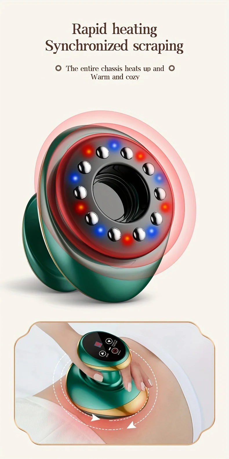 Electric Meridian Brush Body Massager - Z A F L U X X - E M P I R E