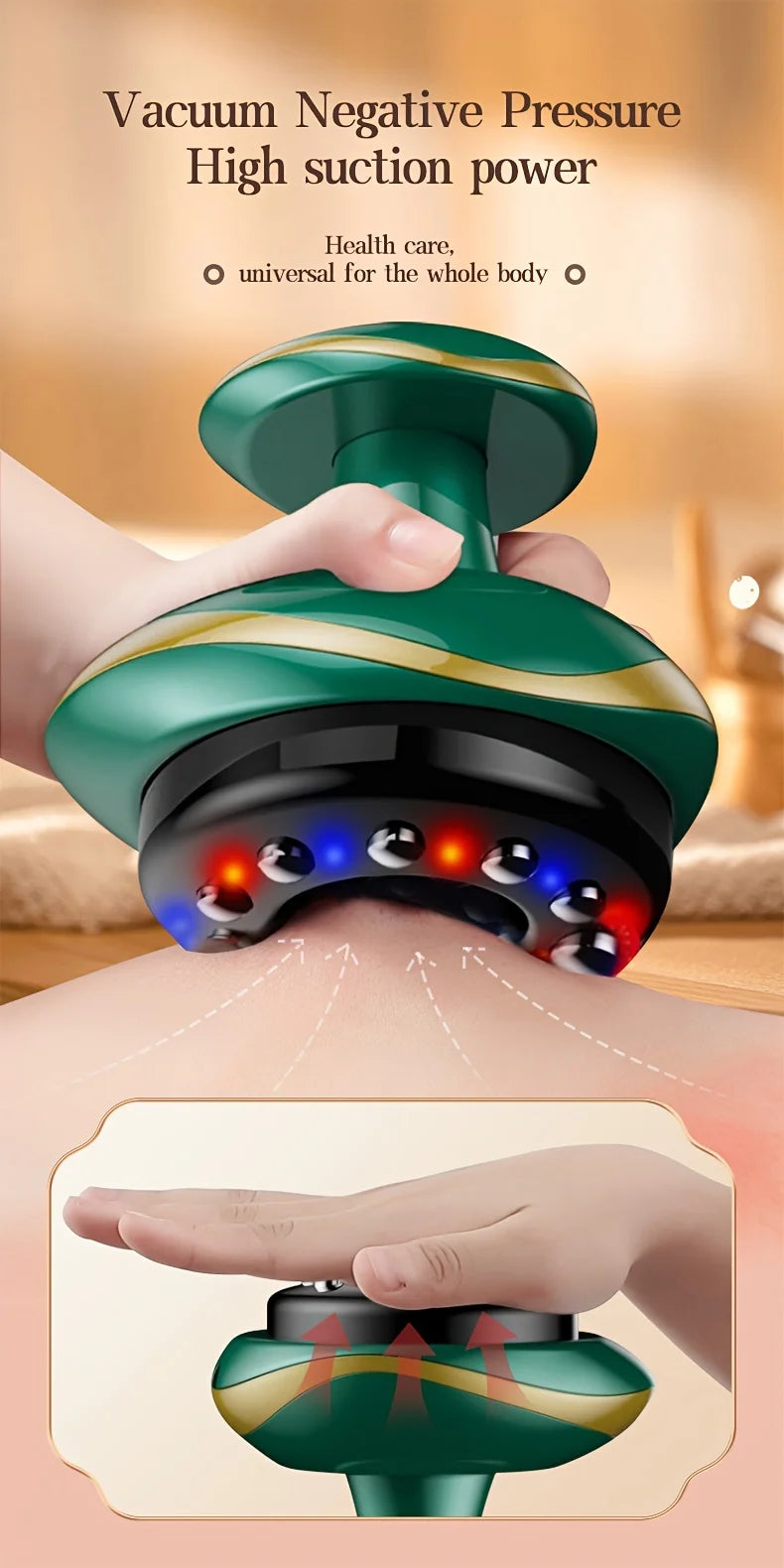 Electric Meridian Brush Body Massager - Z A F L U X X - E M P I R E
