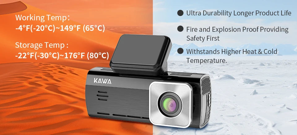 Front & Rear 4K Video Recorder with AI Motion Detection - Z A F L U X X - E M P I R E