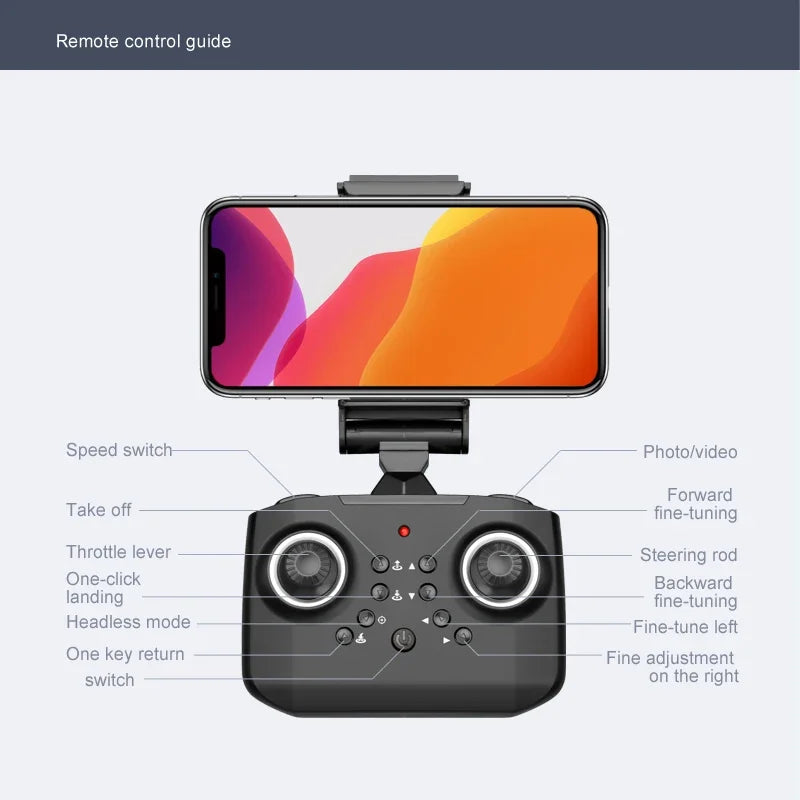 4K HD Camera, WiFi FPV, Foldable Quadcopter - Z A F L U X X - E M P I R E