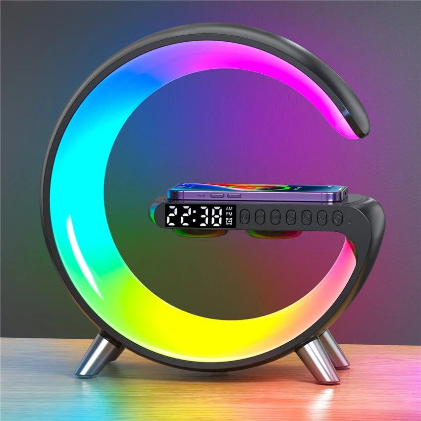 Wireless Charger with Bluetooth Speaker & LED Lamp - Z A F L U X X - E M P I R E