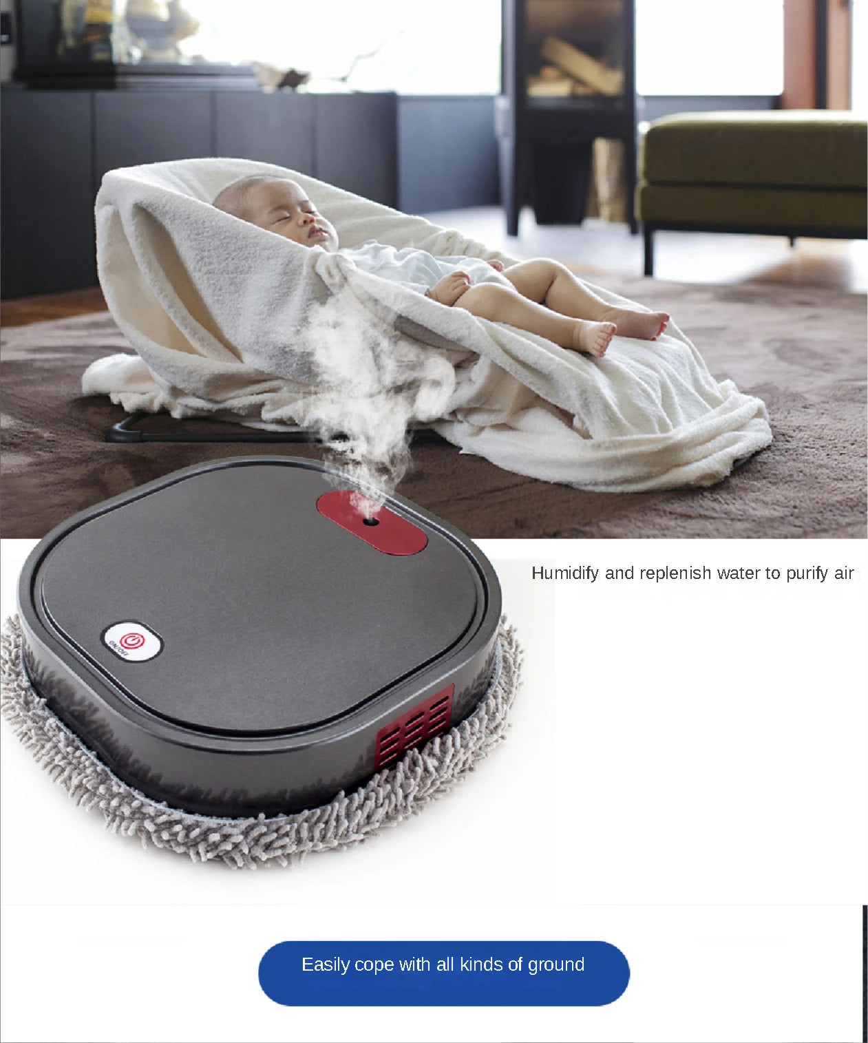 Dry Robot Vacuum and Mopping Cleaner - Z A F L U X X - E M P I R E