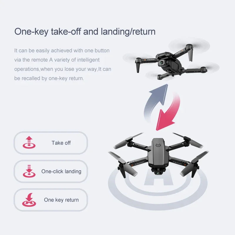 4K HD Camera, WiFi FPV, Foldable Quadcopter - Z A F L U X X - E M P I R E