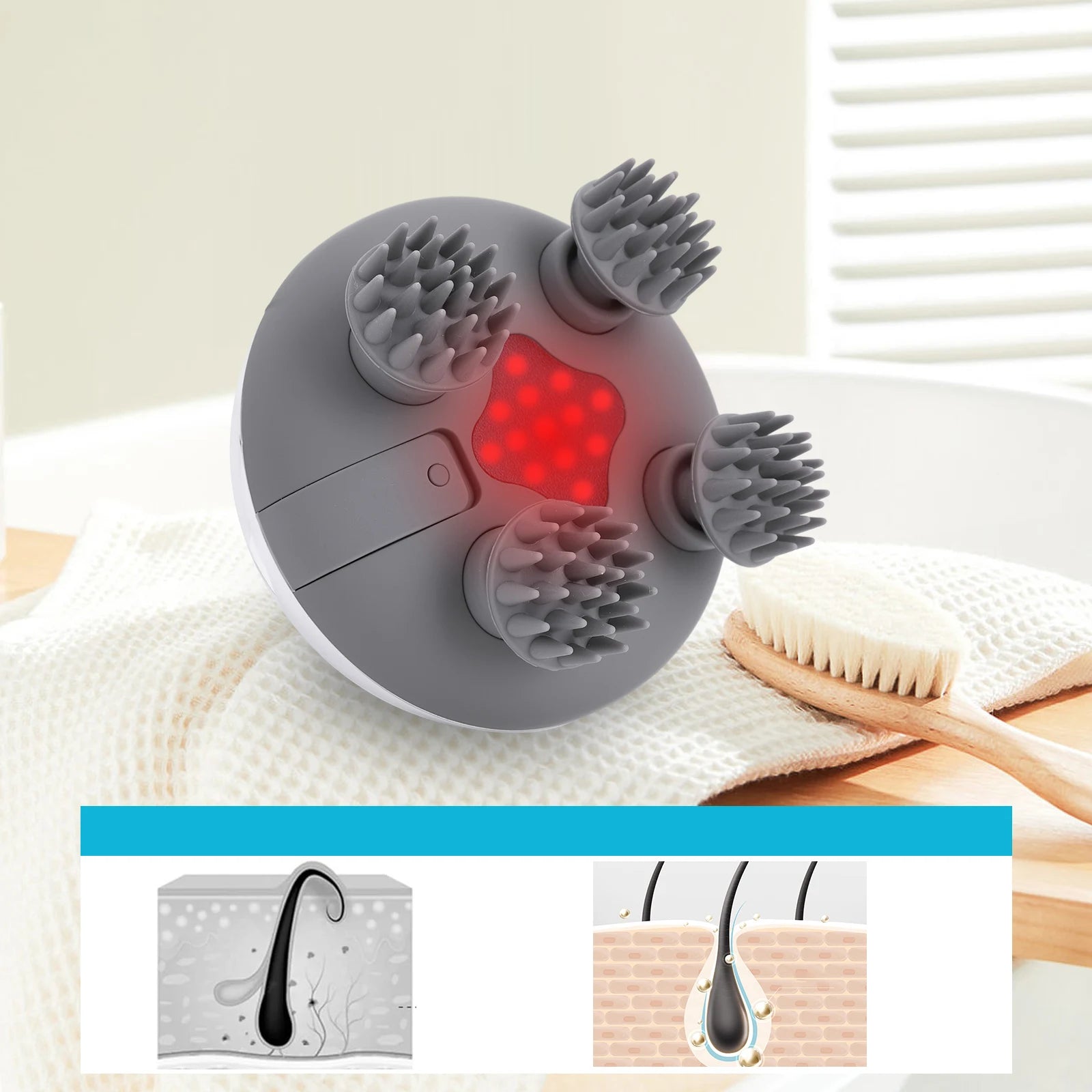 Electric Scalp Massager - Z A F L U X X - E M P I R E