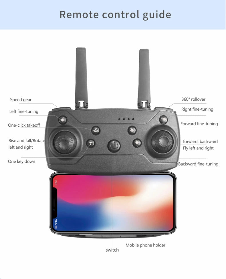 RC Drone – 4K/1080P HD Camera - Z A F L U X X - E M P I R E