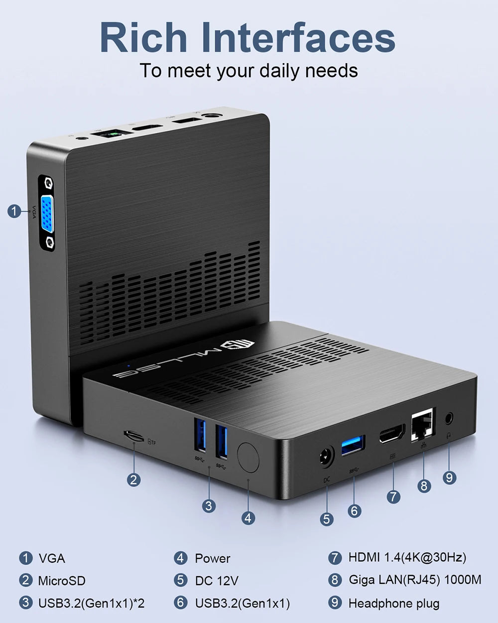Mini PC Intel N4000 with 6GB RAM - Z A F L U X X - E M P I R E