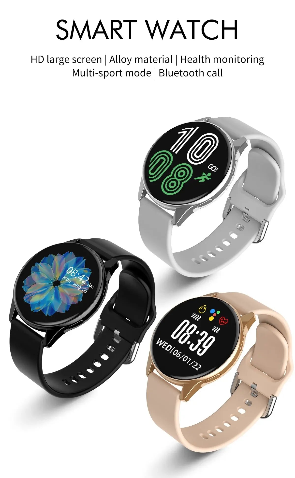 Bluetooth Health Smartwatch Call - Z A F L U X X - E M P I R E