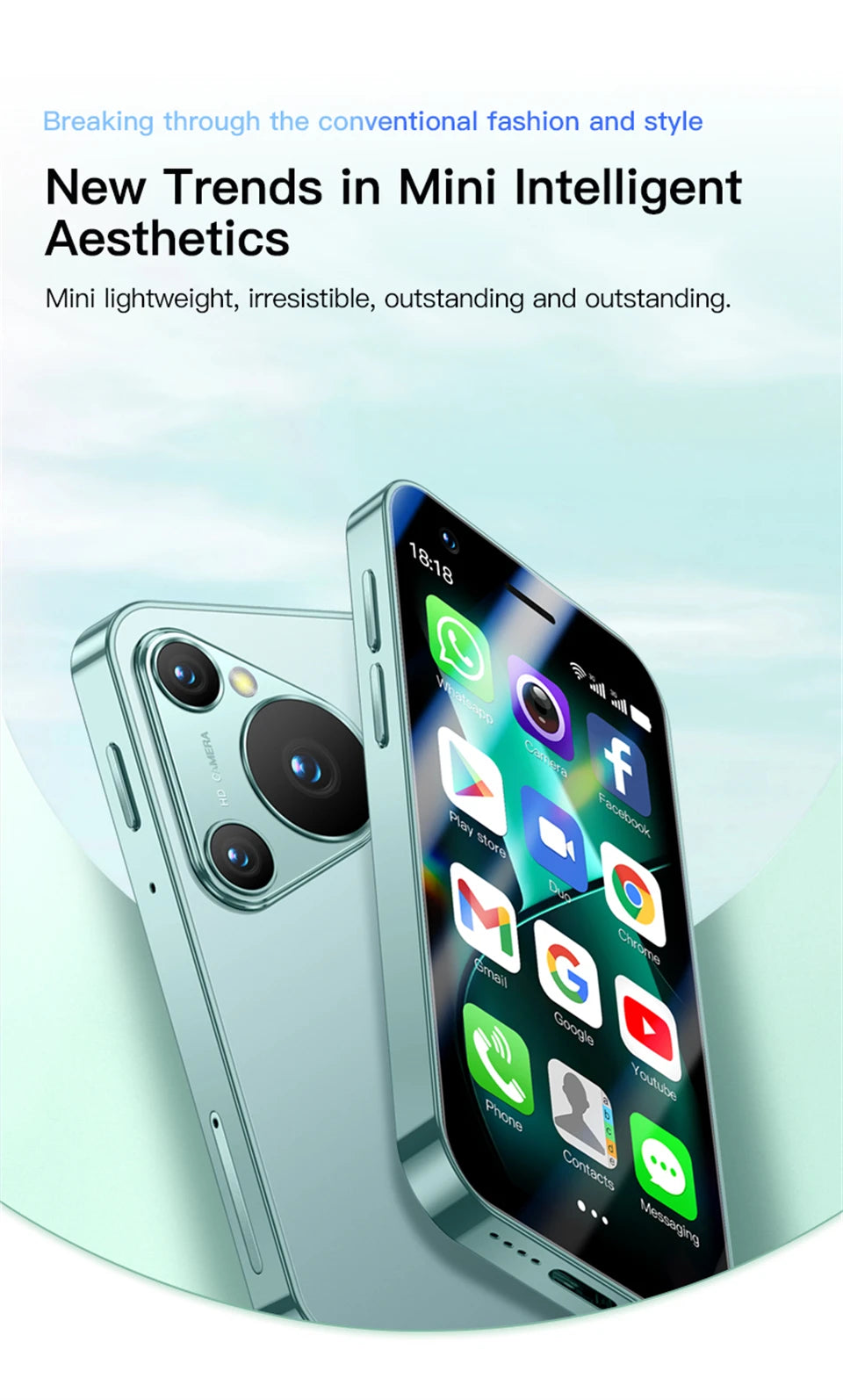 P70 Pro Max Mini Smartphone 3.0 with Face ID - Z A F L U X X - E M P I R E