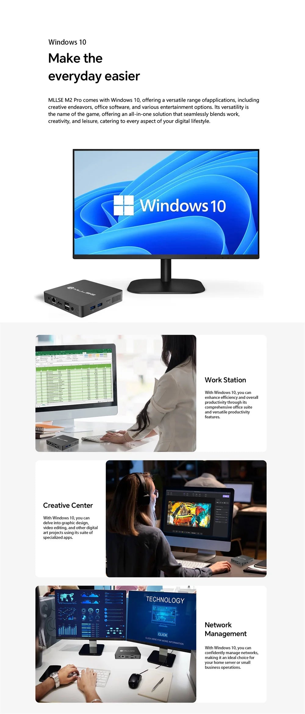 Mini PC Intel N4000 with 6GB RAM - Z A F L U X X - E M P I R E