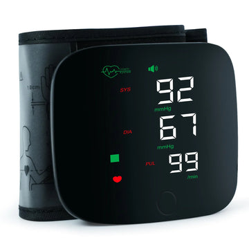Wrist Blood Pressure MonitorBlood Pressure Monitor Automatic Wrist Blood Pressure Monitors for Home Use with Digital Large Display Voice Broadcast Blood Pressure Machine