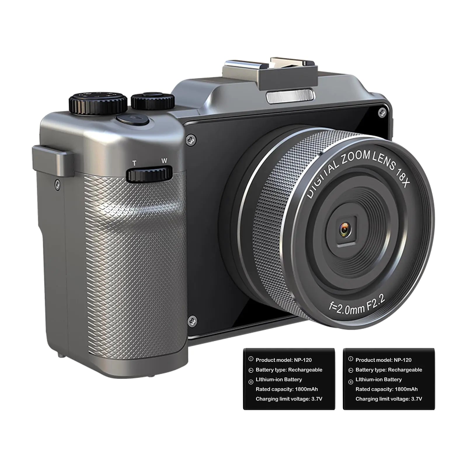 4K Ultra HD Vlogging Camera - 48MP Dual Autofocus