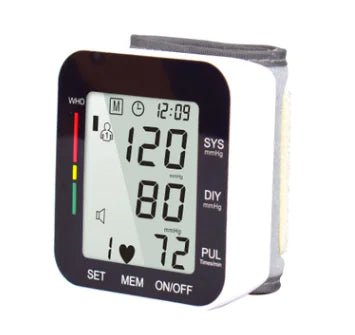 Automatic Smart Wrist Blood Pressure Monitor Device